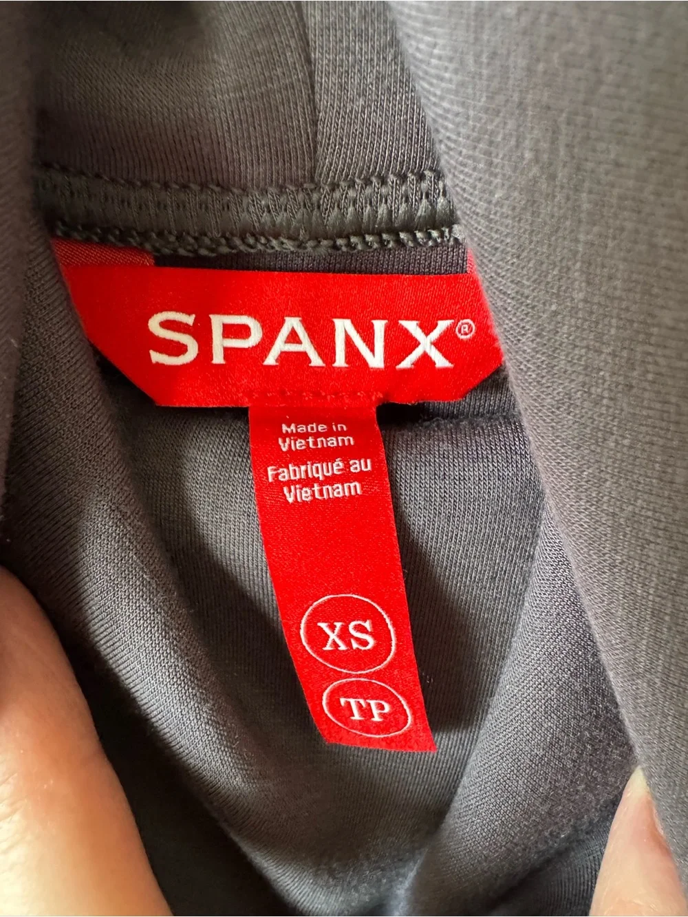 SPANX Cuffed Sleeve Crop Turtleneck Sweatshirt_3